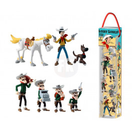 Lucky Luke Mini figúrka 7-Pack Characters 4 - 10 cm